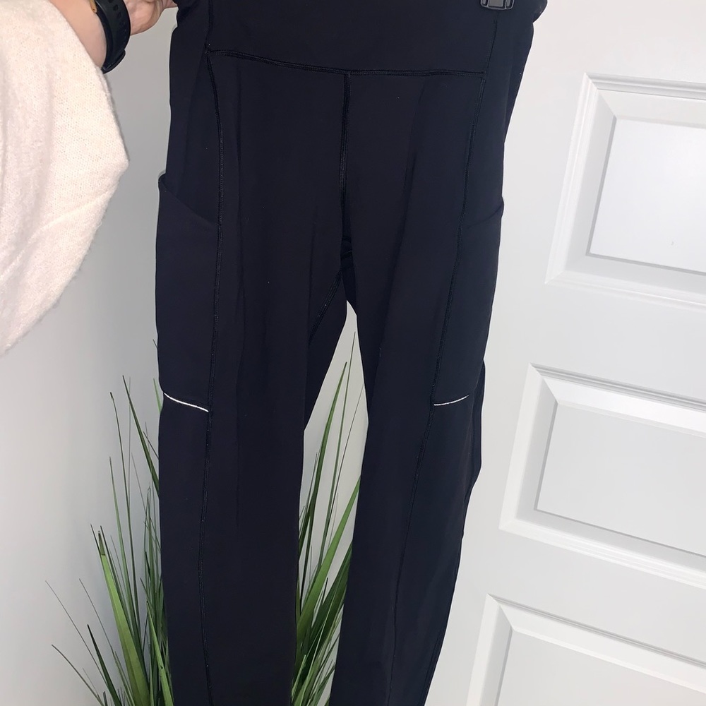 🍋LULULEMON black speed tights size 6